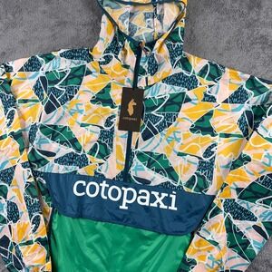 Cotopaxi Teca Windbreaker Half Zip Squiggle Print Pullover Mens L Womens XL